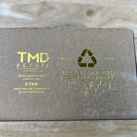 Tough Day Stemless Wine Glass With Gold Lettering - NWT - Picture 3 of 5